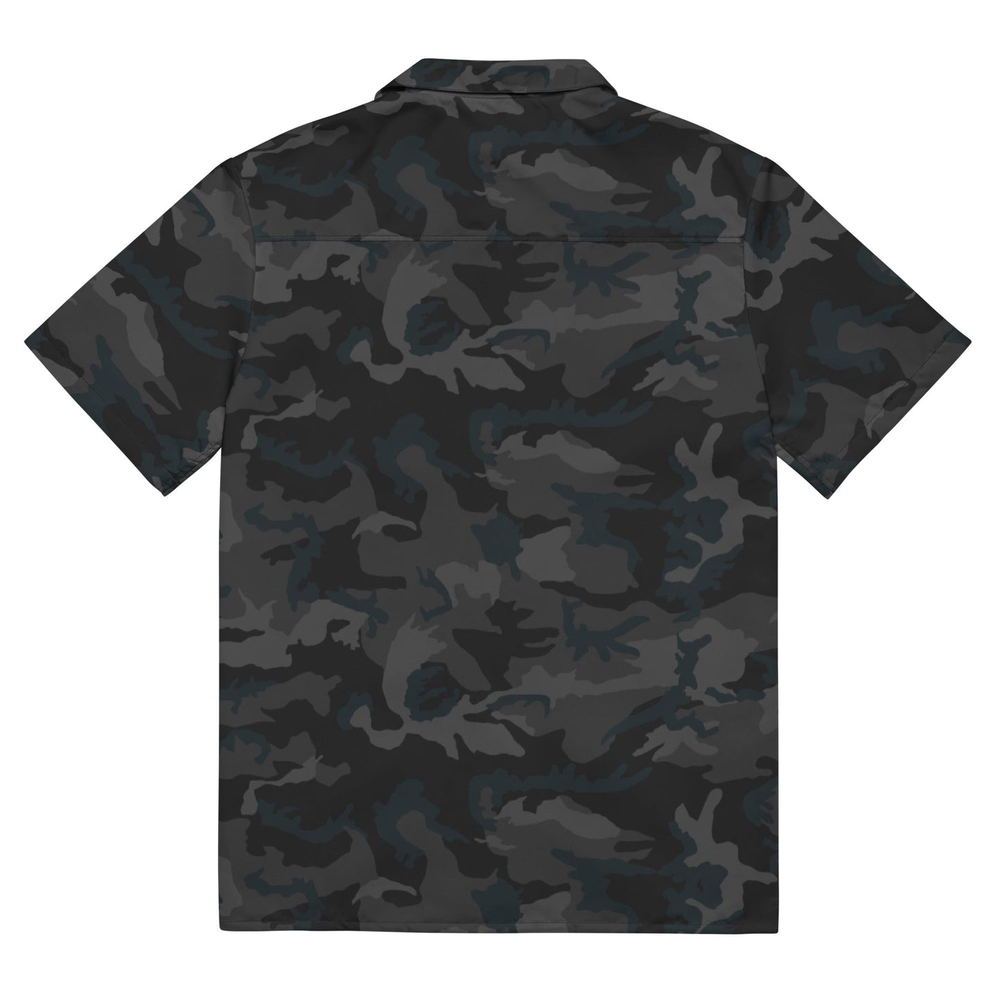 American M81 Night CAMO Unisex Short-Sleeve Button Shirt