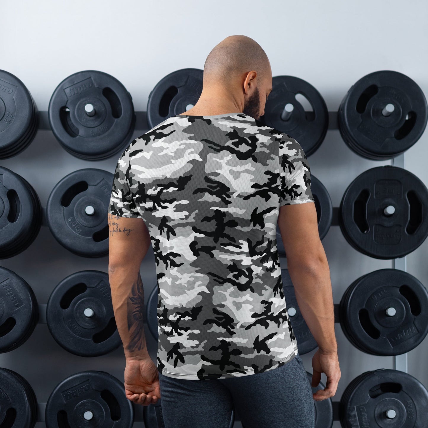 American M81 Urban City CAMO Mens athletic t-shirt - Athletic T-Shirts