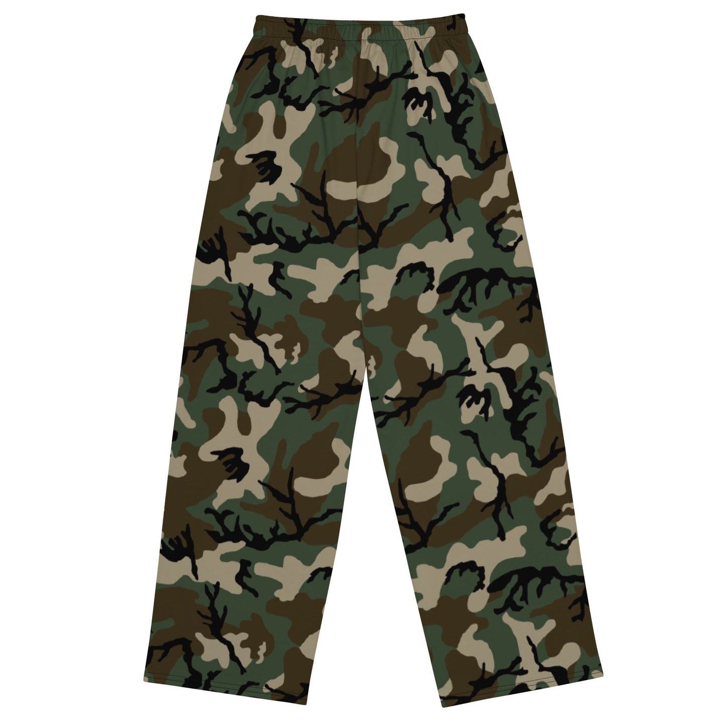 American M81 Woodland CAMO unisex wide leg pants Wide Pants