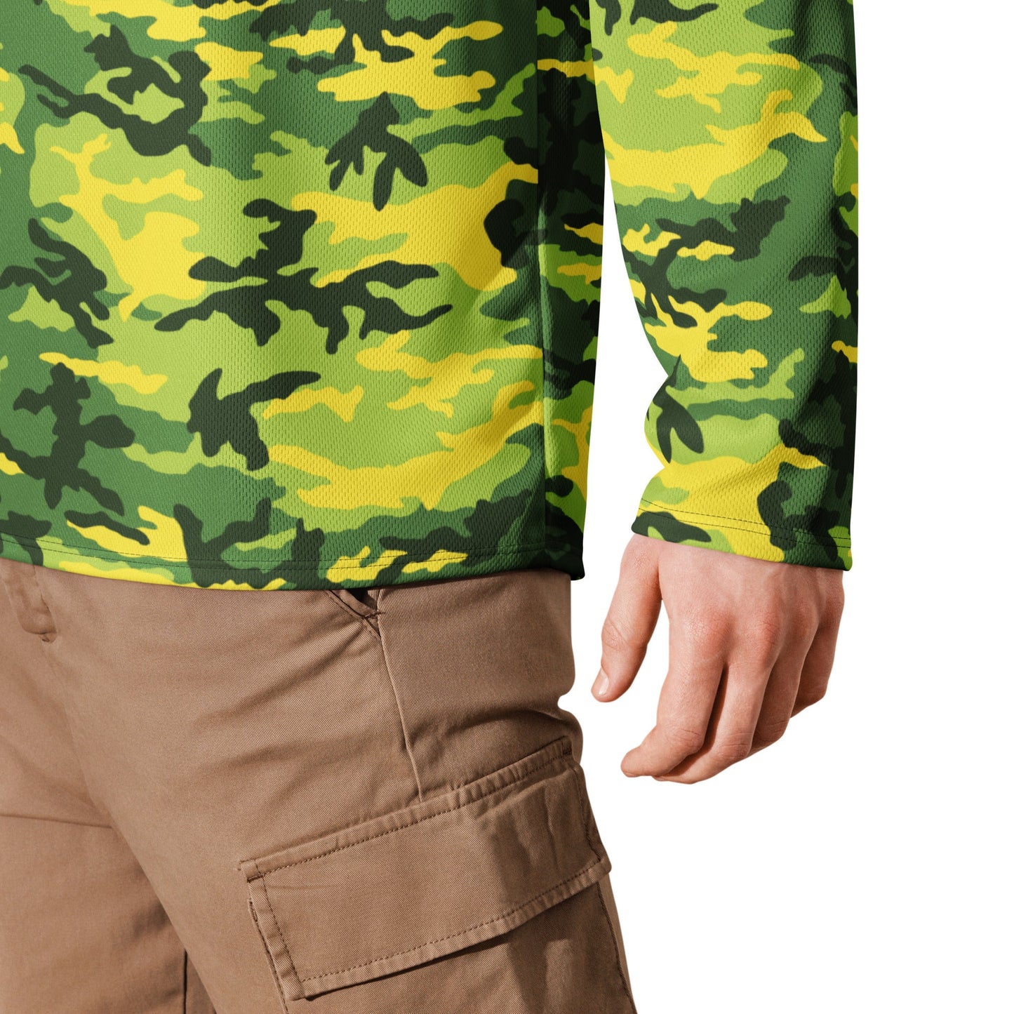 American M81 Yellow Jacket Safety CAMO Unisex Hockey Fan Jersey