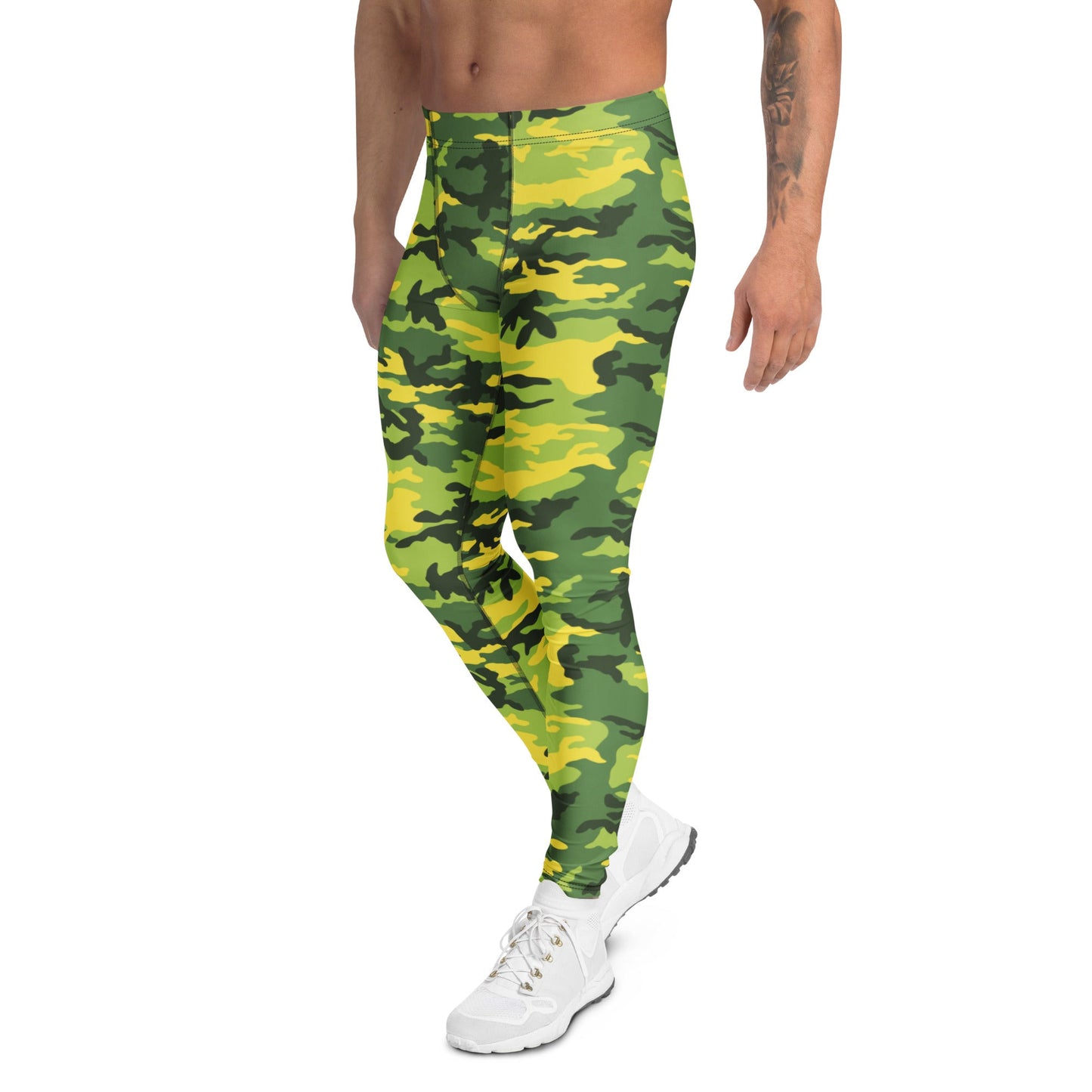 American M81 Yellow Jacket Safety CAMO Mens Leggings