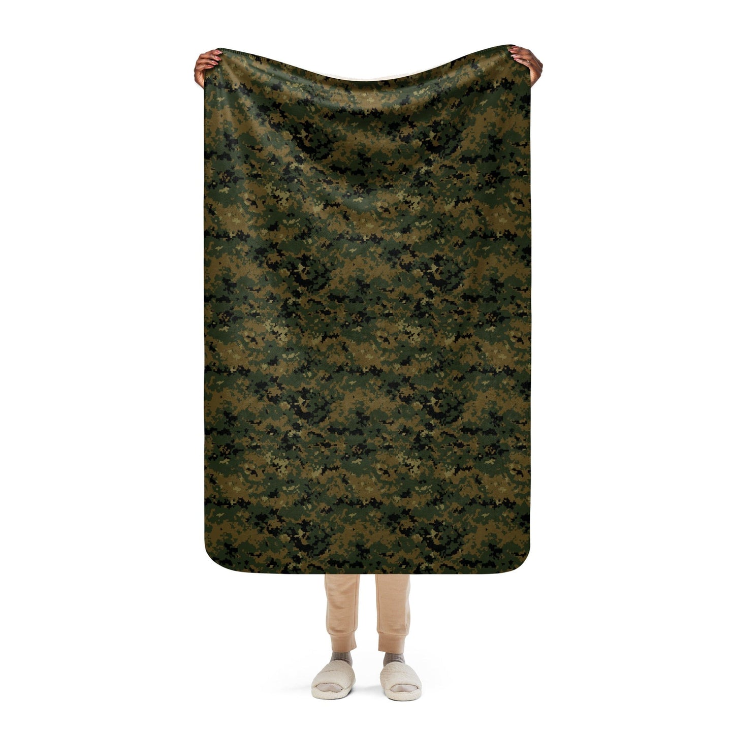 American Digital Woodland CAMO Sherpa blanket - 37″×57″ - Blankets