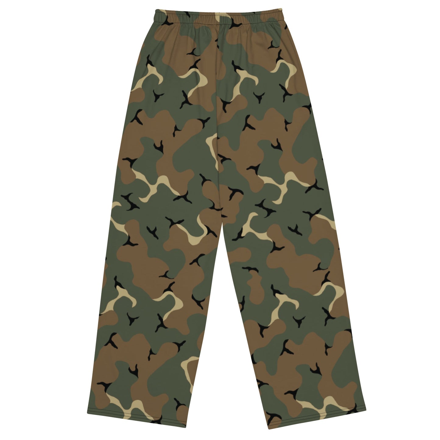American MERDC Vehicle Woodland CAMO unisex wide-leg pants - Wide-leg Pants