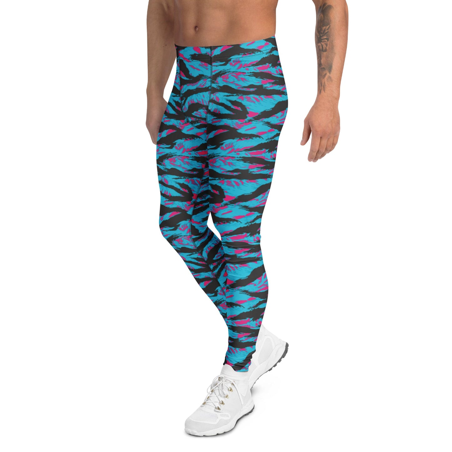 American Miami Vice Tiger Stripe CAMO Mens Leggings