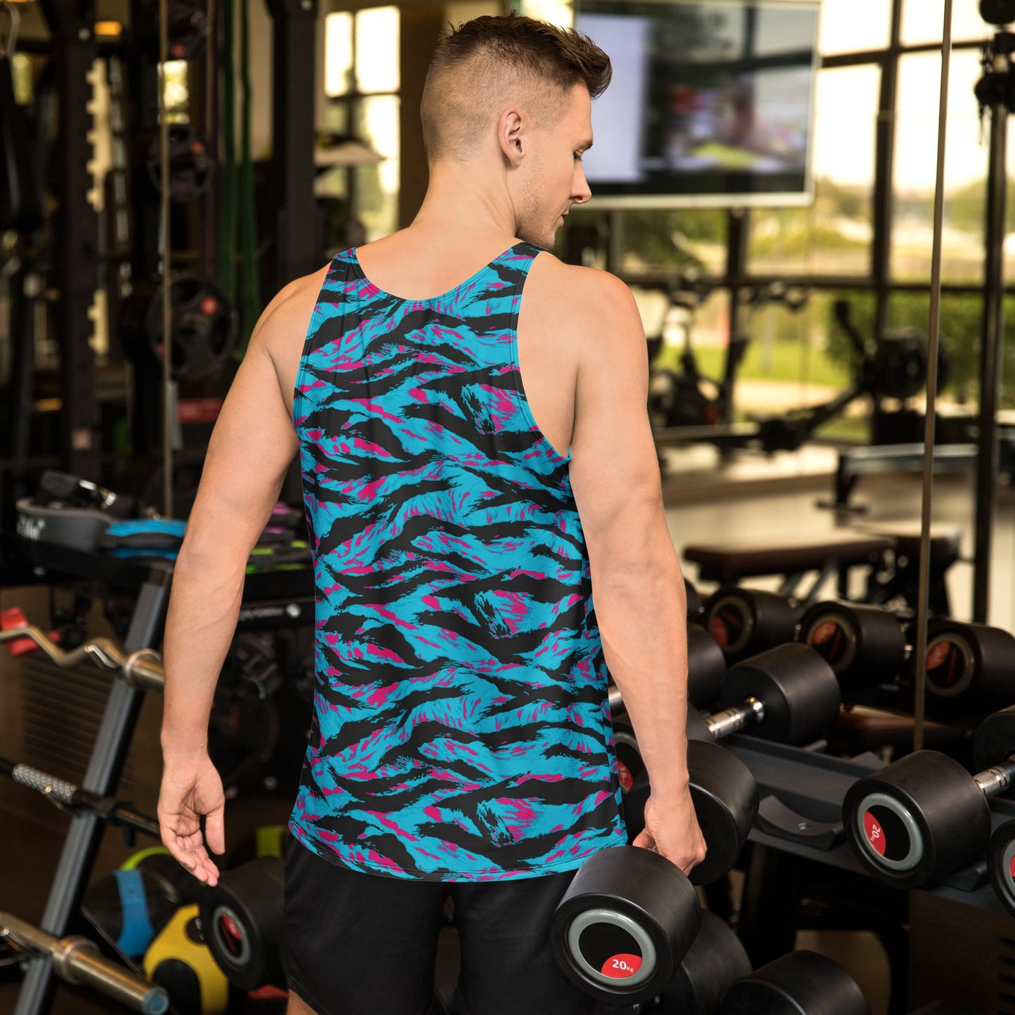 American Miami Vice Tiger Stripe CAMO Unisex Tank Top