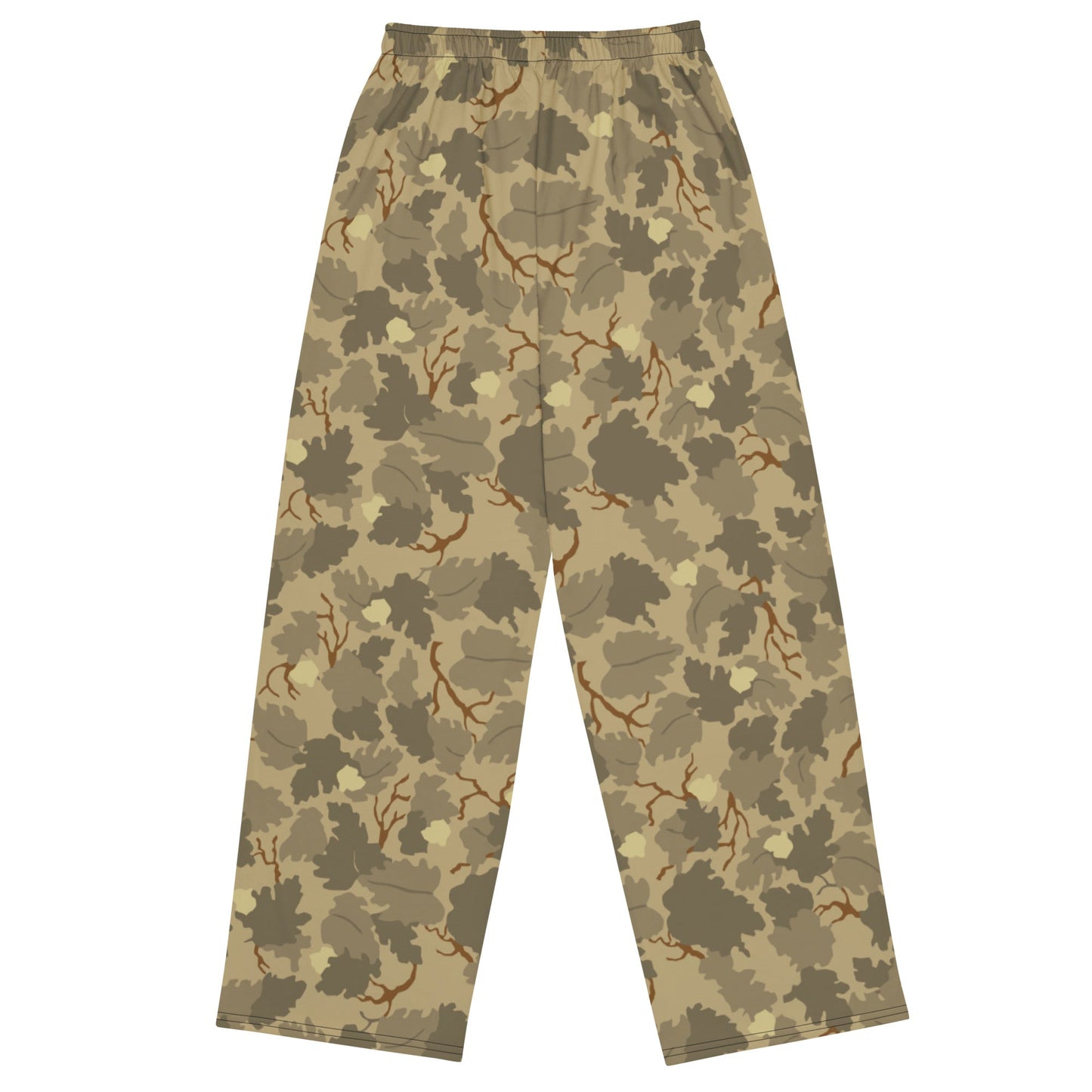 American Mitchell Wine Leaf Brown CAMO Unisex Wide-Leg Leisure Pants