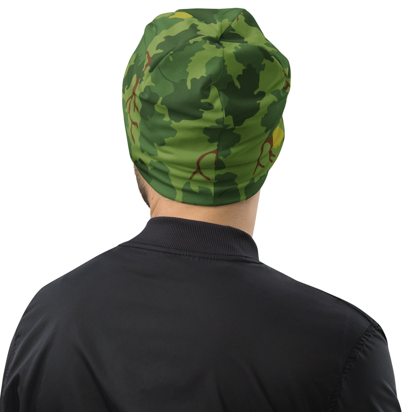 American Mitchell Wine Leaf Green CAMO Beanie - Beanies