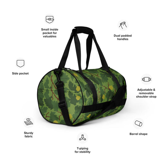 American Mitchell Wine Leaf Green CAMO gym bag - Gym Bags
