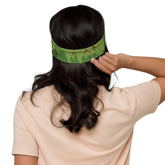 American Mitchell Wine Leaf Green CAMO Headband Headbands