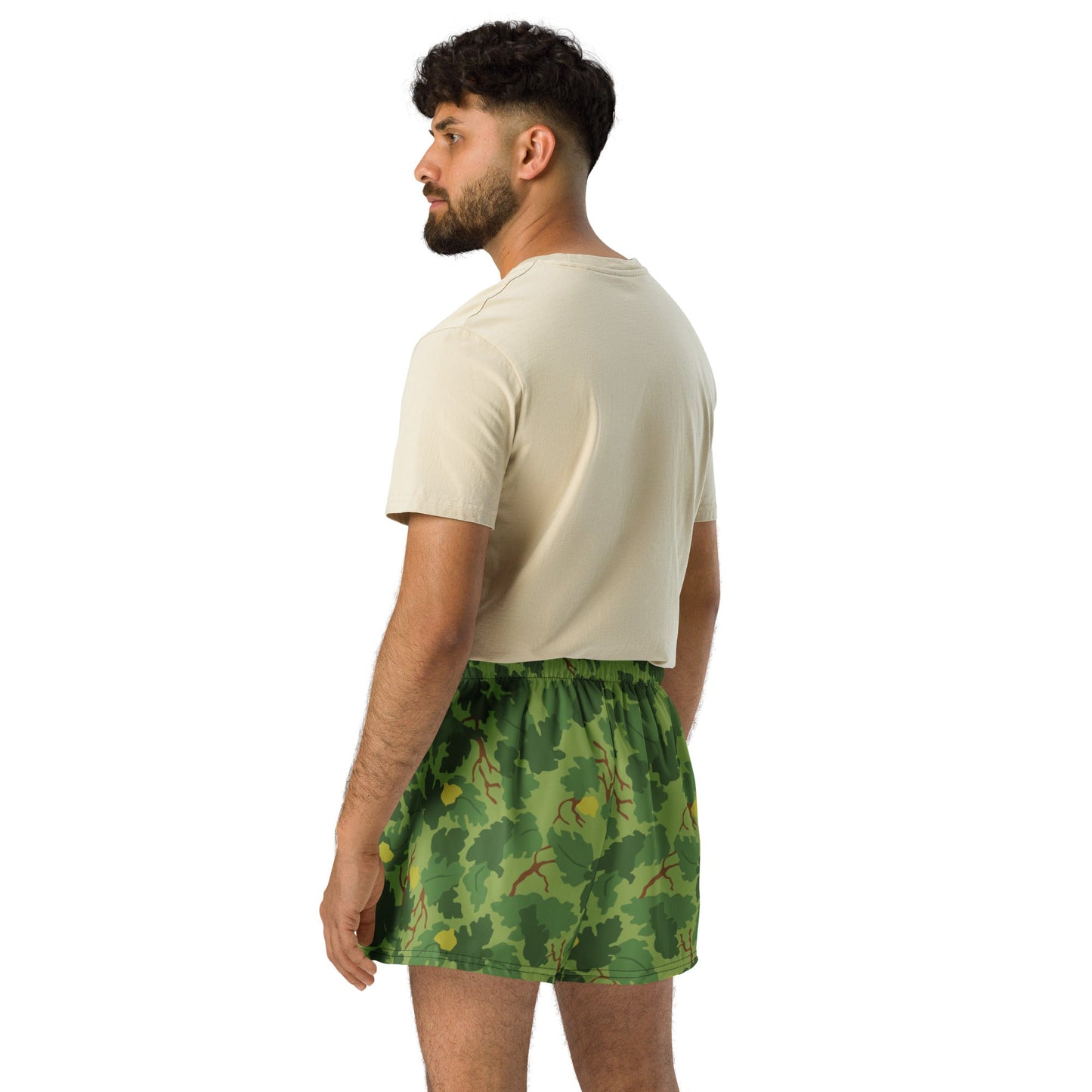 American Mitchell Wine Leaf Green CAMO Unisex Athletic Shorts