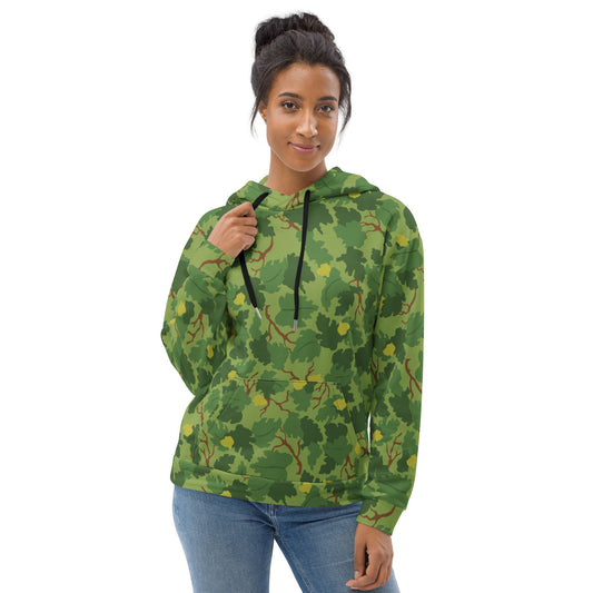 American Mitchell Wine Leaf Green CAMO Unisex Hoodie - Hoodies