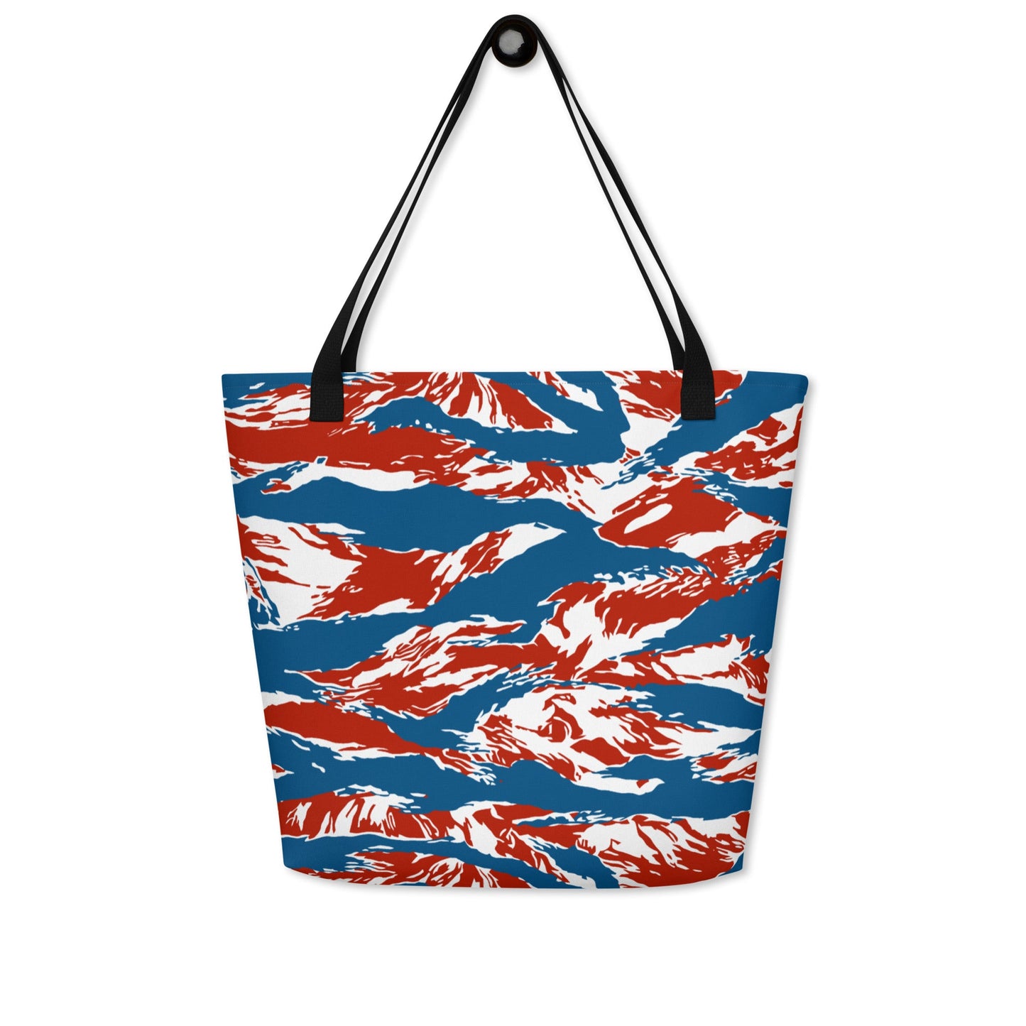 American Patriot Tiger Stripe CAMO Large Tote Bag
