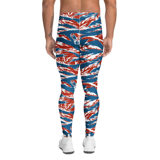 American Patriot Tiger Stripe CAMO Mens Leggings
