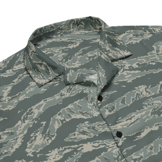 American Tiger Stripe Airman Battle Uniform (ABU) CAMO Unisex button shirt Button Shirts