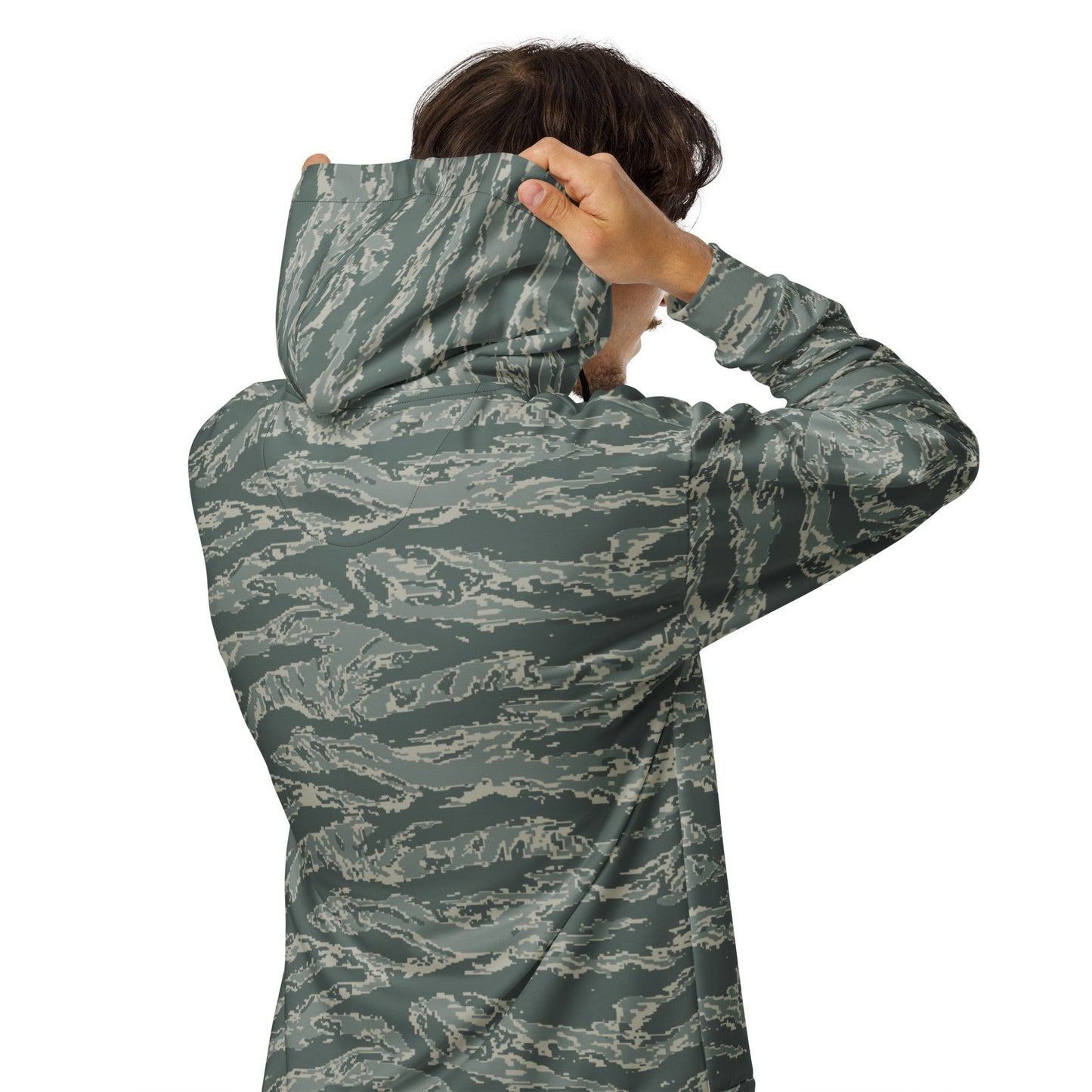 American Tiger Stripe Airman Battle Uniform (ABU) CAMO Unisex zip hoodie Zip Hoodies