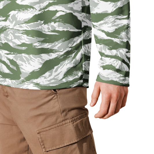 American Tiger Stripe Arctic Noorvik CAMO hockey fan jersey - Hockey Jerseys