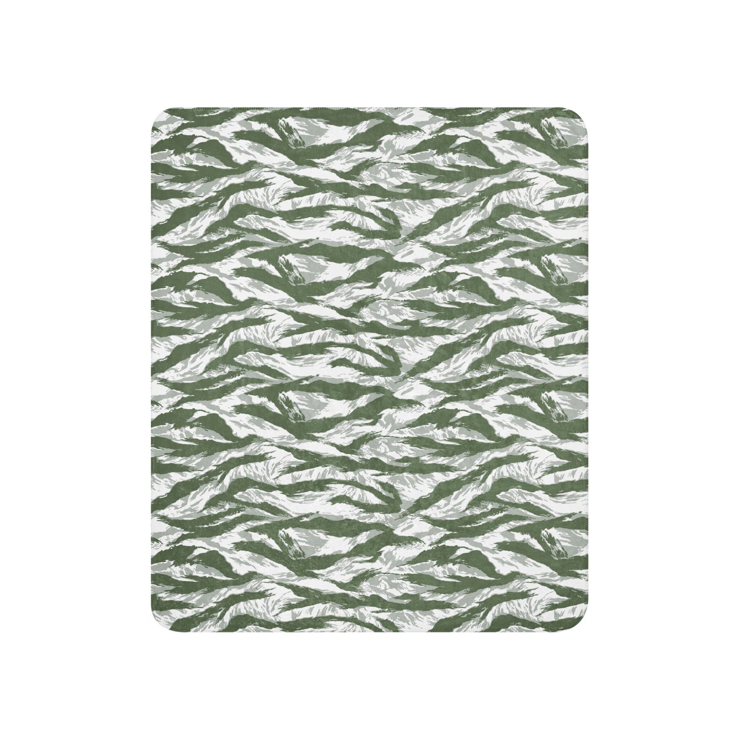 American Tiger Stripe Arctic Noorvik CAMO Sherpa blanket - Blanket