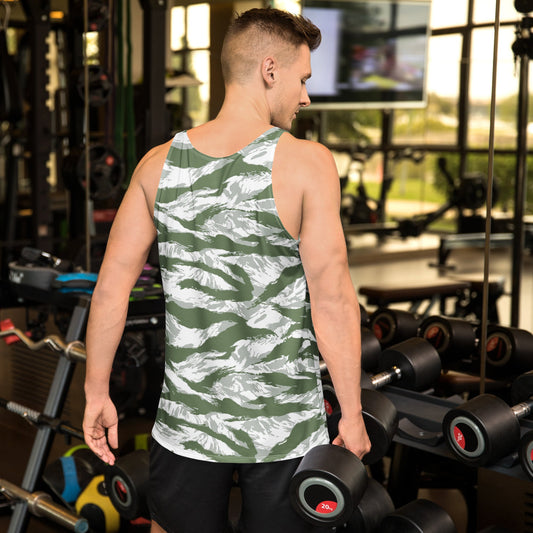 American Tiger Stripe Arctic Noorvik CAMO Unisex Tank Top - Tops