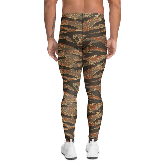 American Tiger Stripe Autumn CAMO Mens Leggings