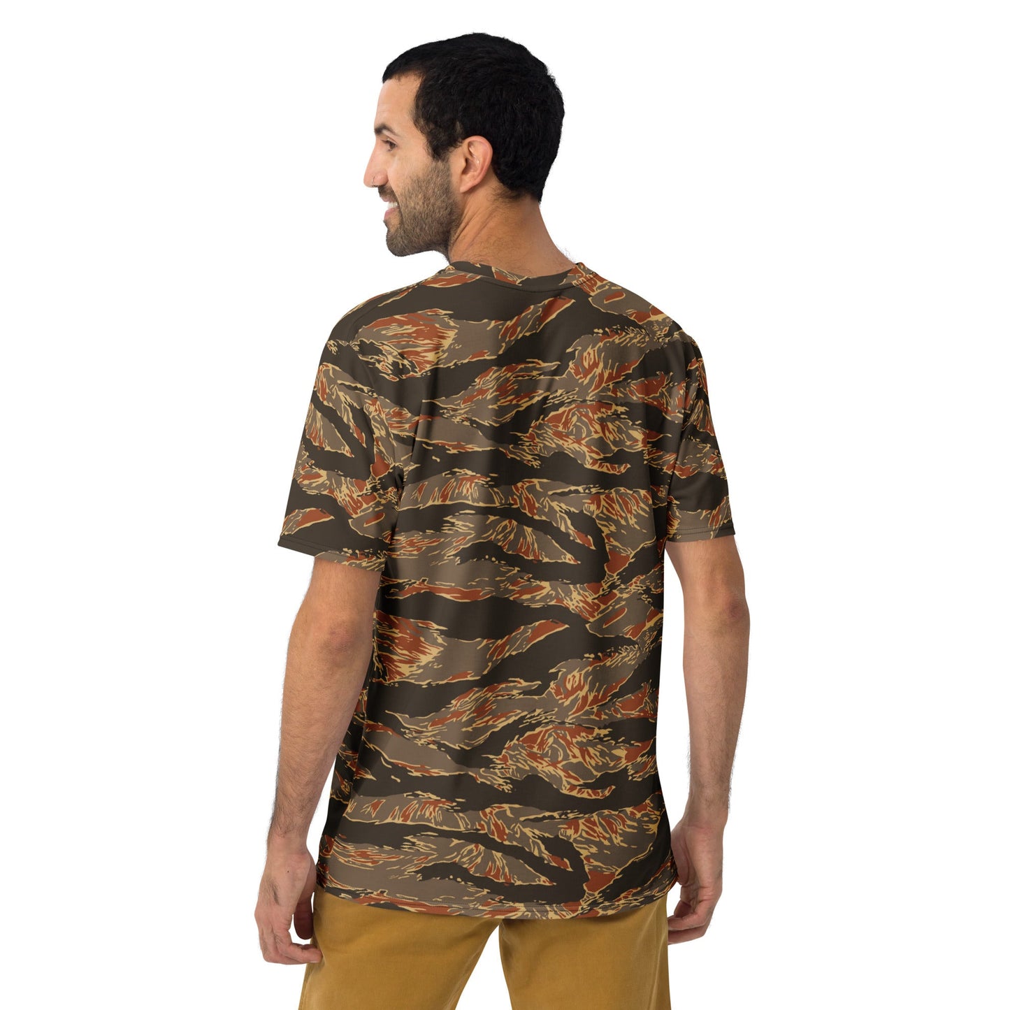 American Tiger Stripe Autumn CAMO Mens t-shirt - T-Shirts