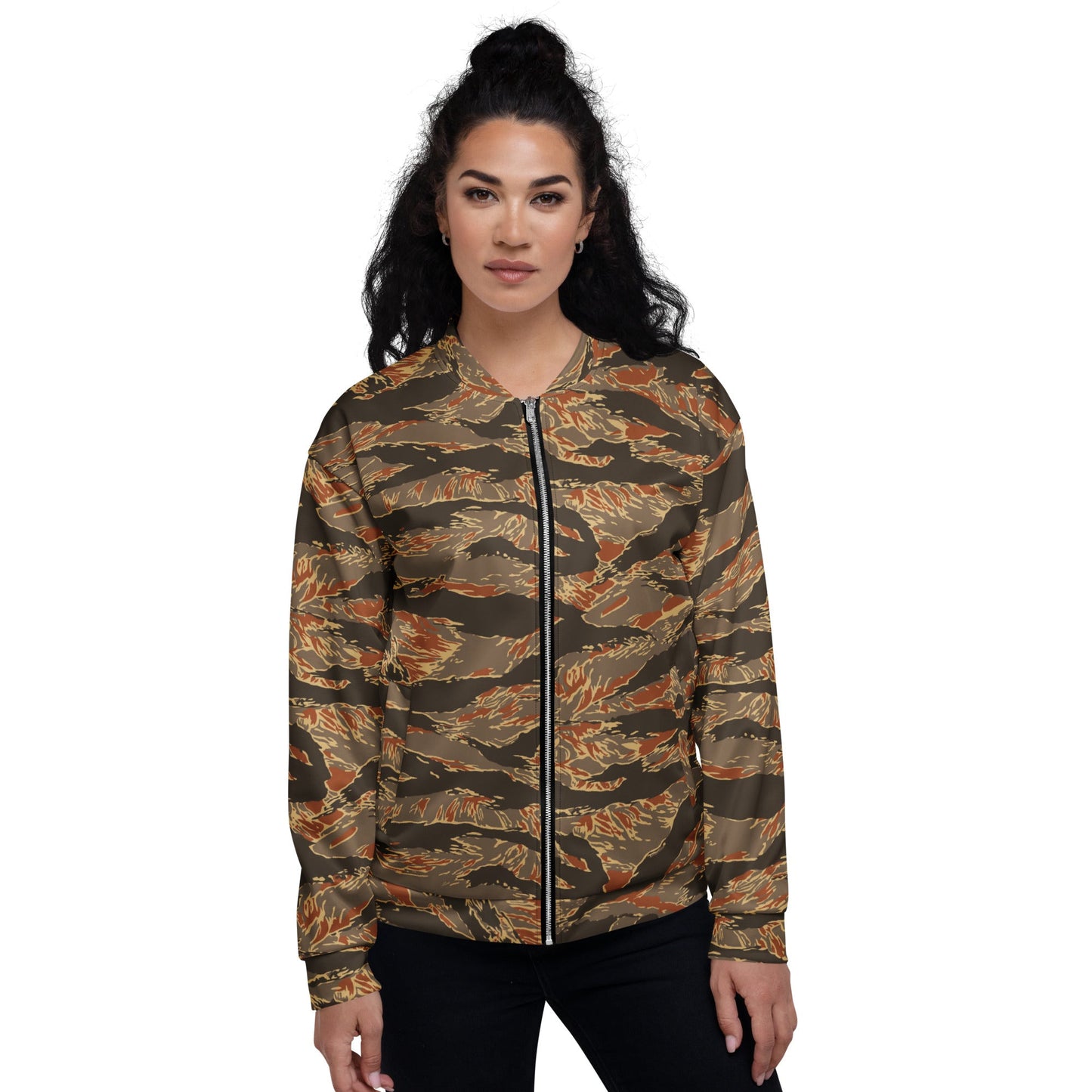 American Tiger Stripe Autumn CAMO Unisex Bomber Jacket