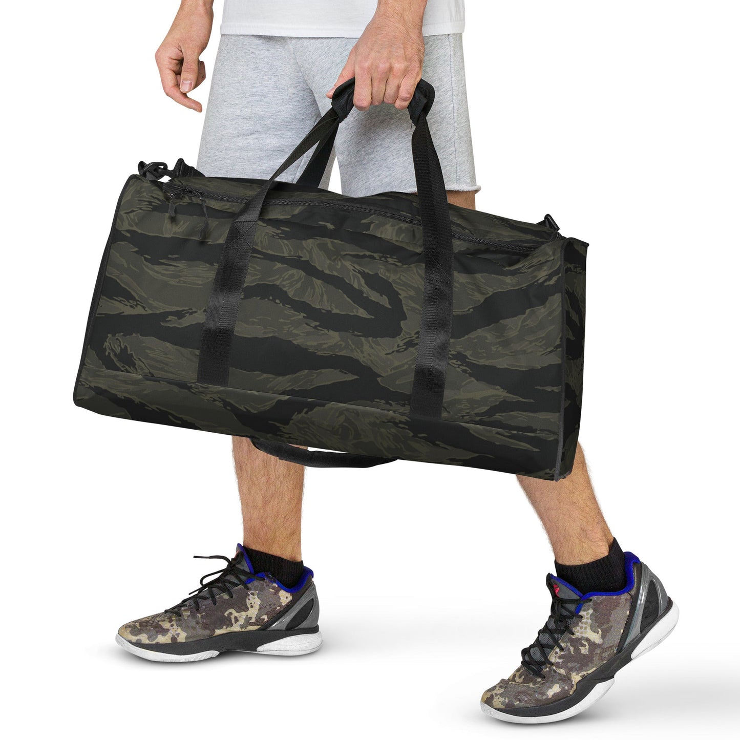 American Tiger Stripe Highland Triple Canopy CAMO Duffle Bag