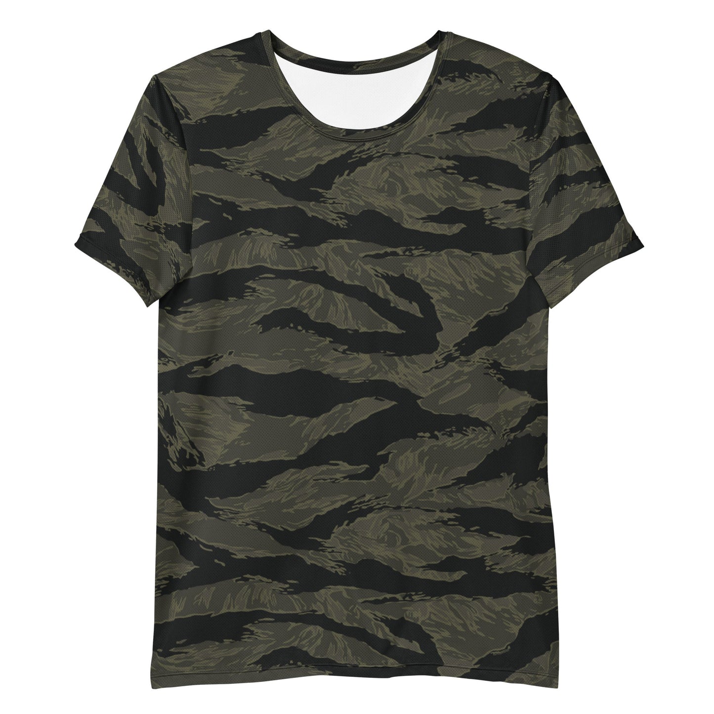 American Tiger Stripe Highland Triple Canopy CAMO Mens Athletic T-shirt - T-Shirts
