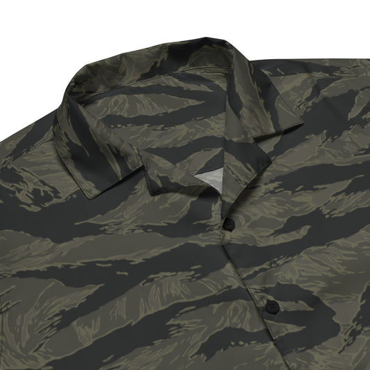 American Tiger Stripe Highland Triple Canopy CAMO Unisex button shirt - Button Shirts