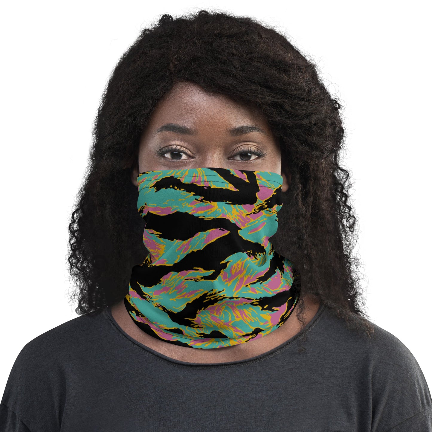 American Tiger Stripe Miami Sunset CAMO Neck Gaiter - Gaiters