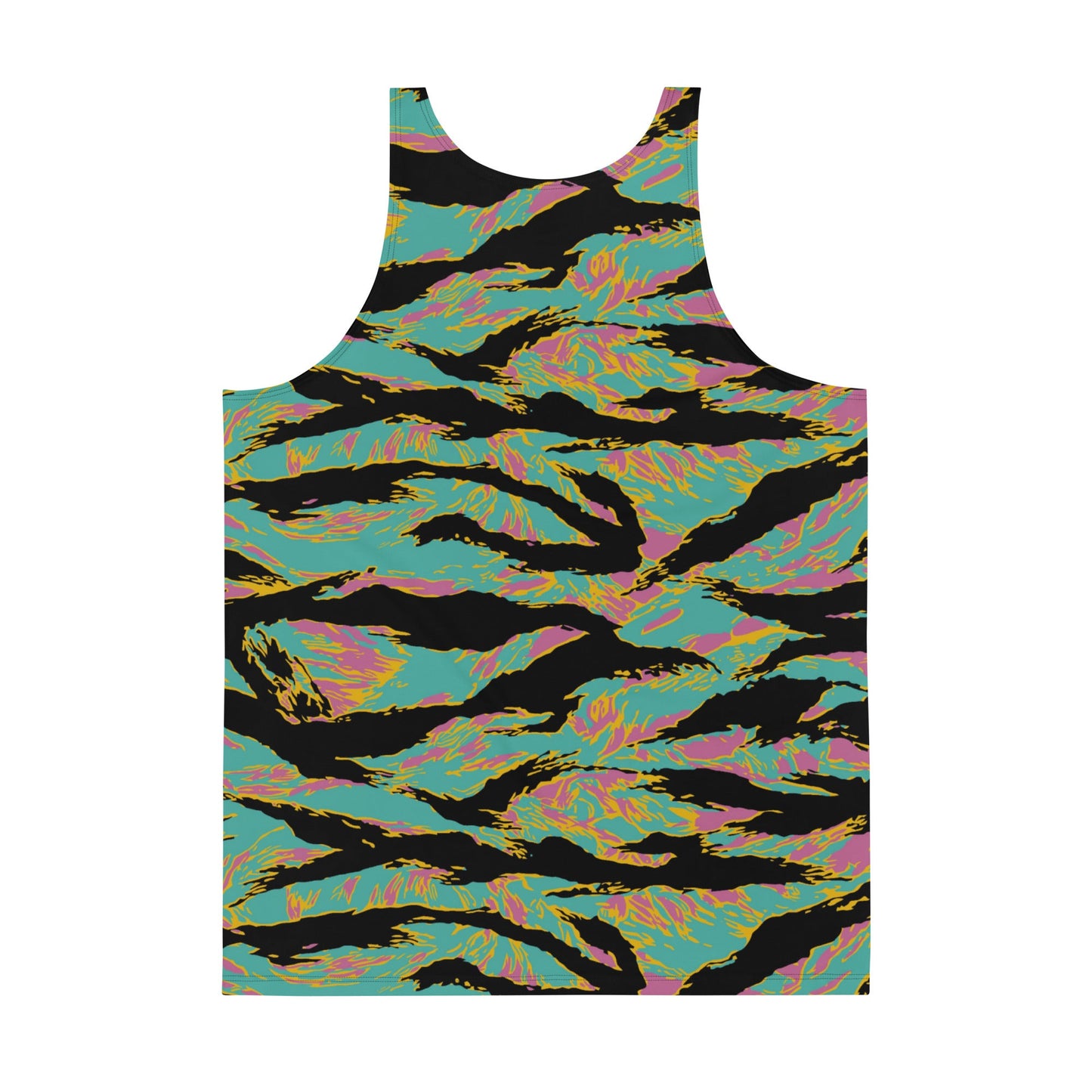 American Tiger Stripe Miami Sunset CAMO Unisex Tank Top - Tops