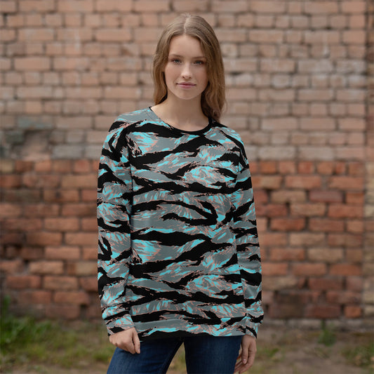 American Tiger Stripe Miami Urban CAMO Unisex Sweatshirt - Sweatshirts