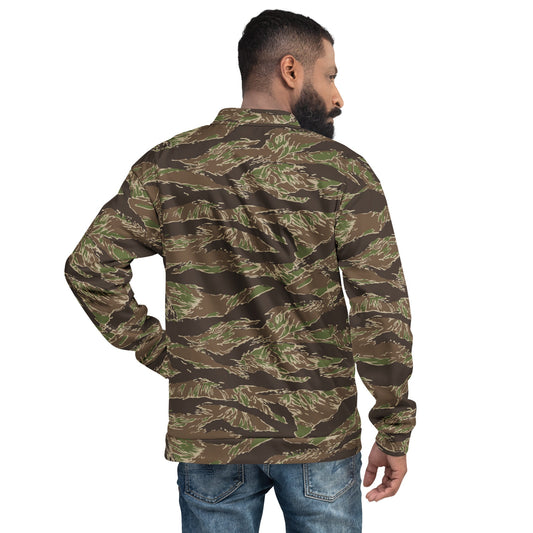 American Tiger Stripe Multi-terrain CAMO Unisex Bomber Jacket - Jackets