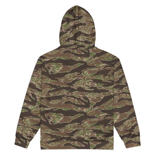 American Tiger Stripe Multi-terrain CAMO Unisex zip hoodie - Zip Hoodies
