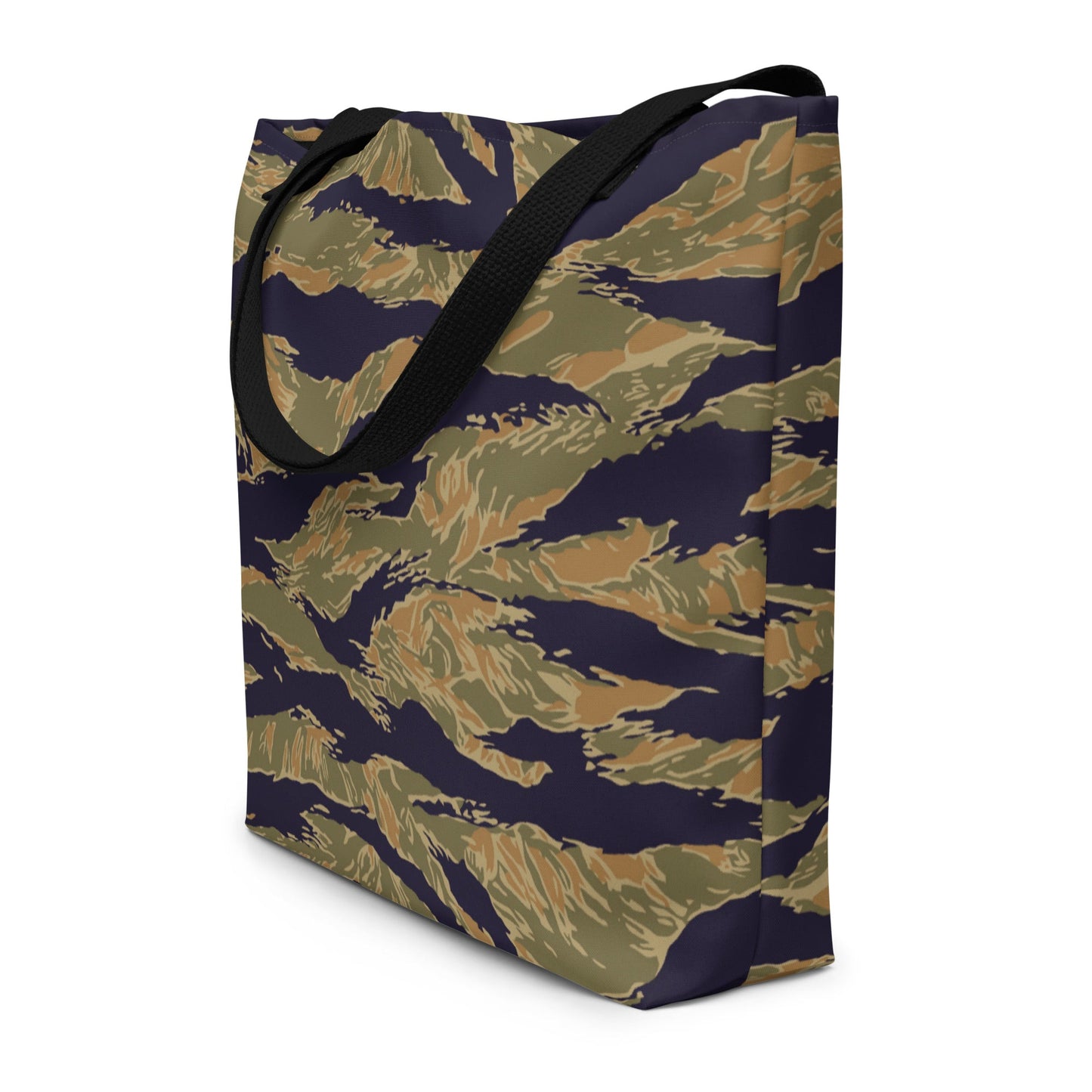 American Tiger Stripe Special Forces Advisor Gold CAMO Large Tote Bag - Bags