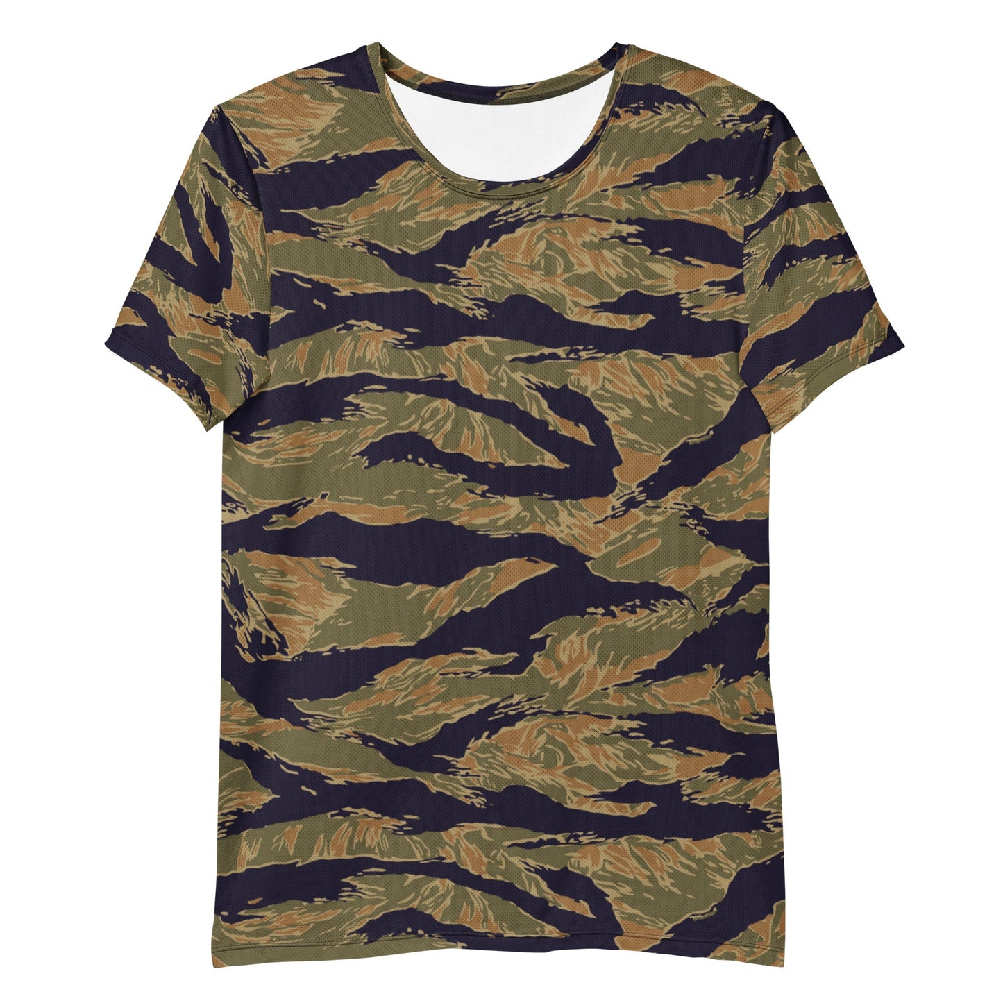 American Tiger Stripe Special Forces Advisor Gold CAMO Mens Athletic T-shirt - T-Shirts