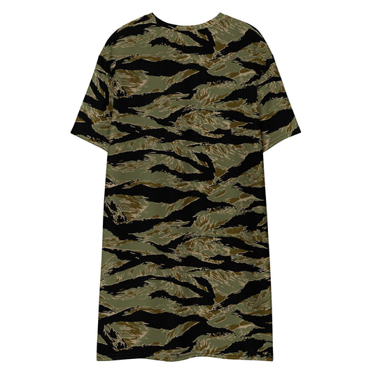 American Tiger Stripe Special Forces Advisor Sparse CAMO Womens T-Shirt Dress