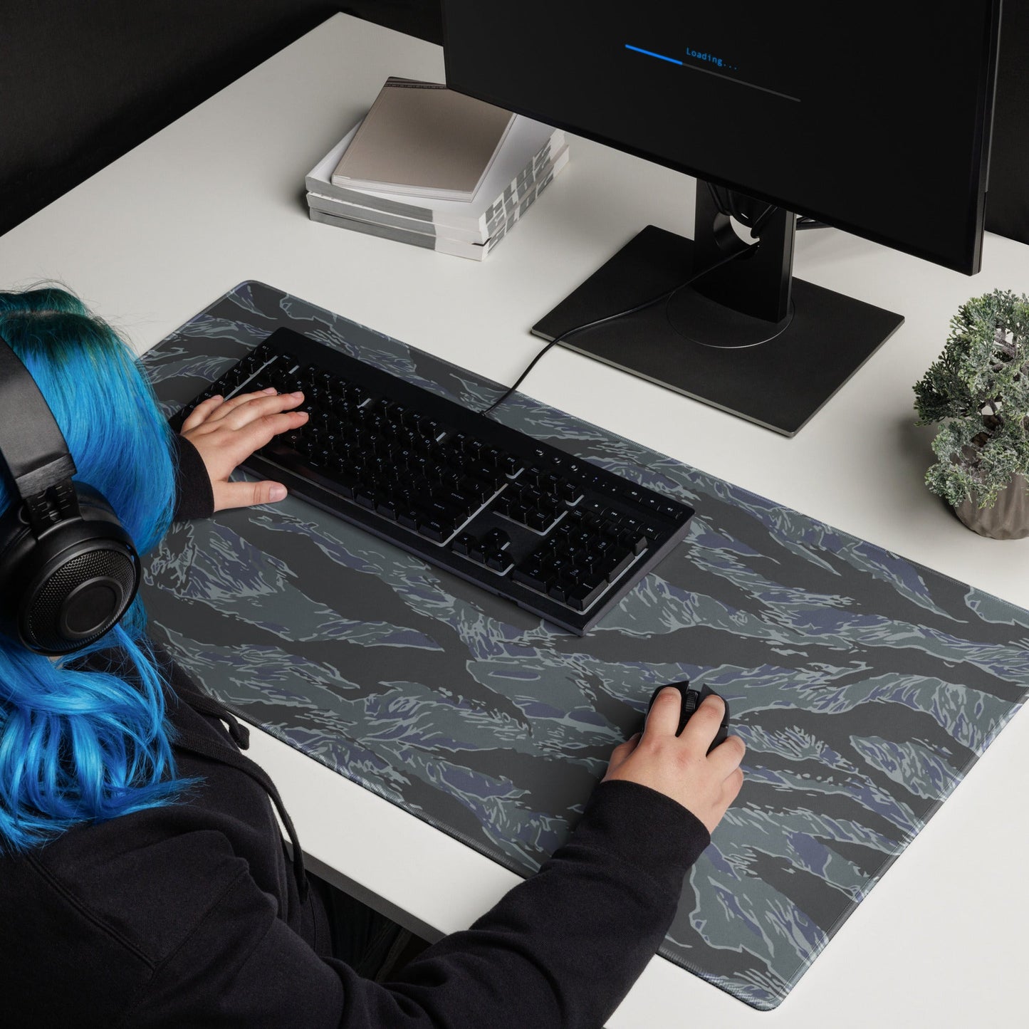 American Tiger Stripe Urban Ghost CAMO Gaming mouse pad - Mouse Pads