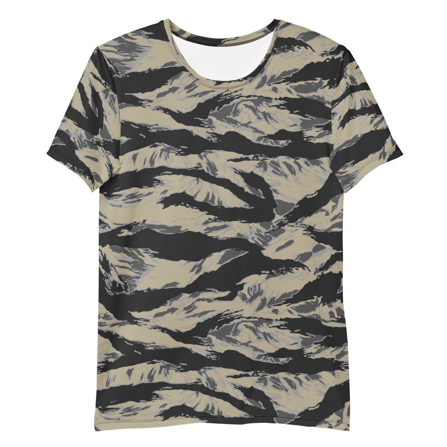 American Tiger Stripe Urban Rubble CAMO Mens athletic t-shirt - Athletic T-Shirts