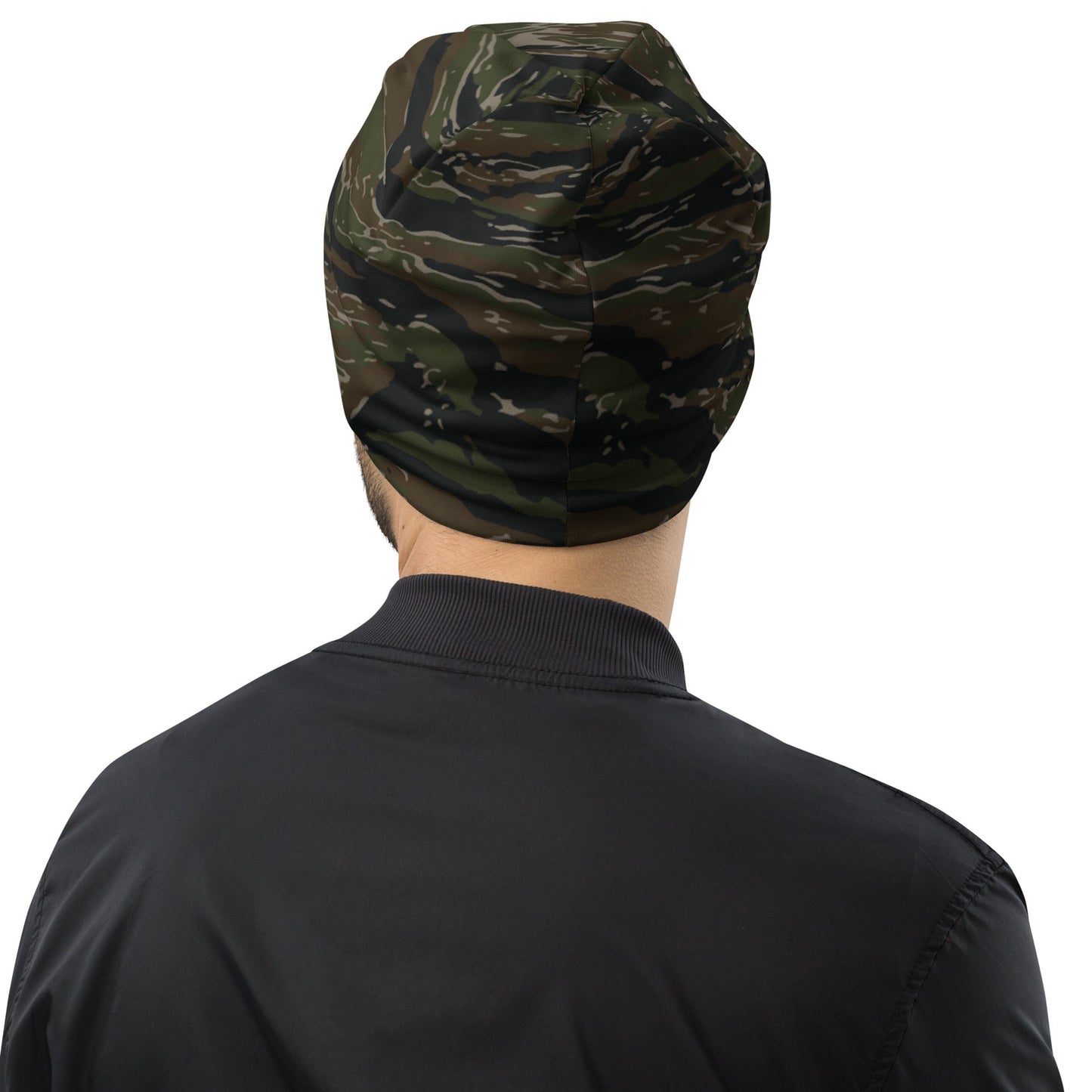 American Tiger Stripe Vintage Advisor Vietnam CAMO Beanie - Beanies