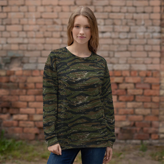 American Tiger Stripe Vintage Advisor Vietnam CAMO Unisex Sweatshirt - Sweatshirts