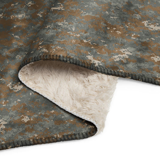 American Universal Camouflage Pattern DELTA (UCP-D) CAMO Sherpa blanket - Blankets