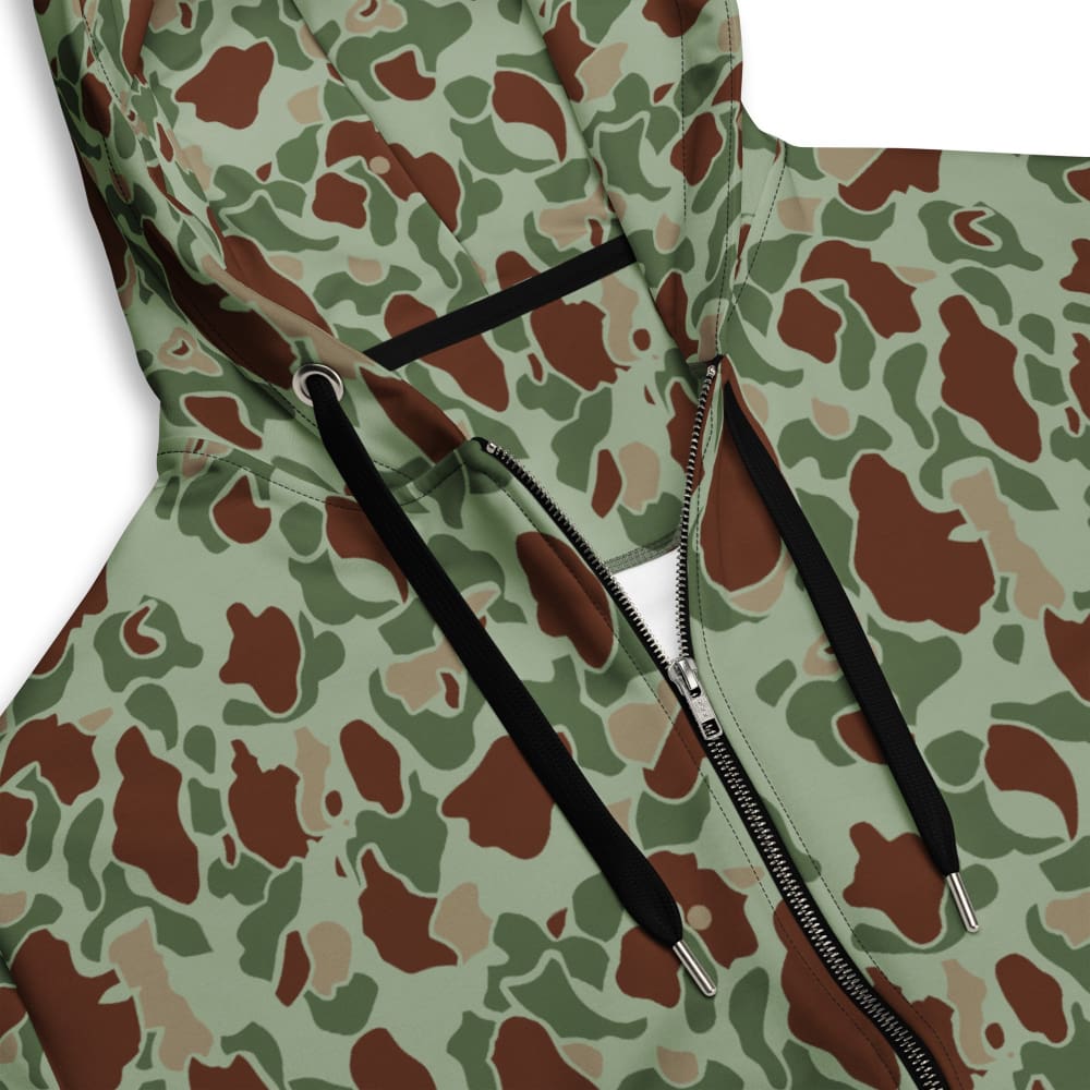 American WW2 M1942 Frogskin Raider CAMO Unisex zip hoodie