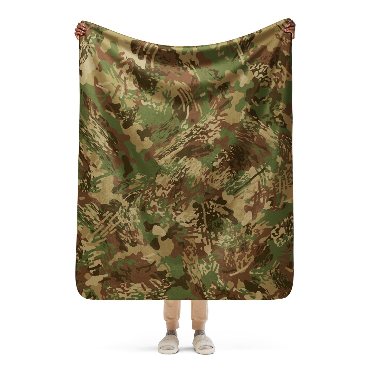 Anti-poaching CAMO Sherpa blanket - 50″×60″ - Blankets
