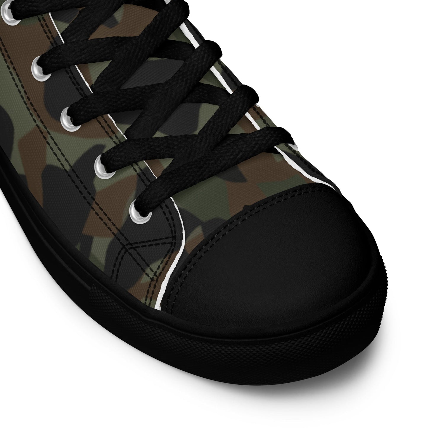 Argentine Frog Skin Marine CAMO Mens High-Top Canvas Shoes