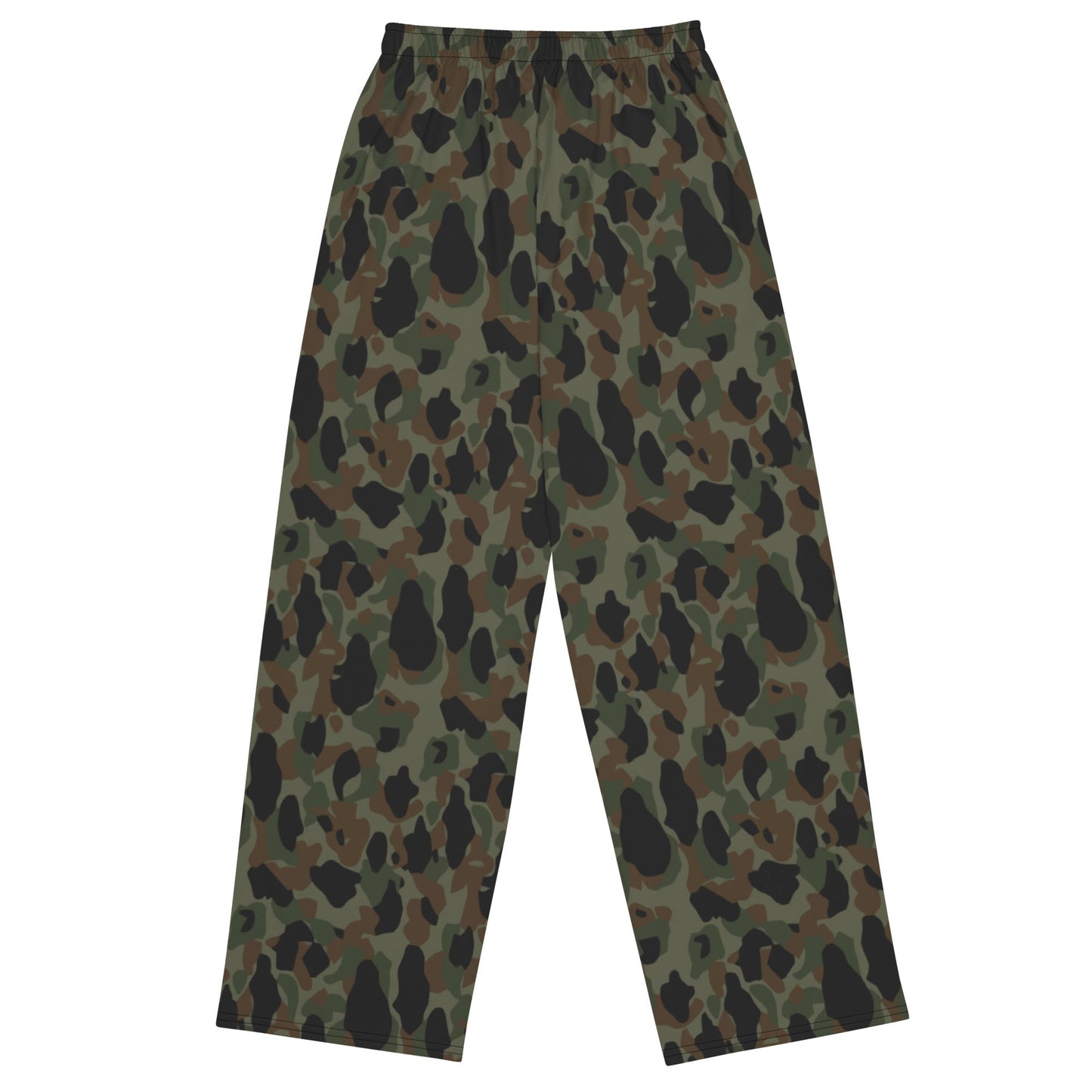 Argentine Frog Skin Marine CAMO unisex wide-leg pants - Wide-leg Pants
