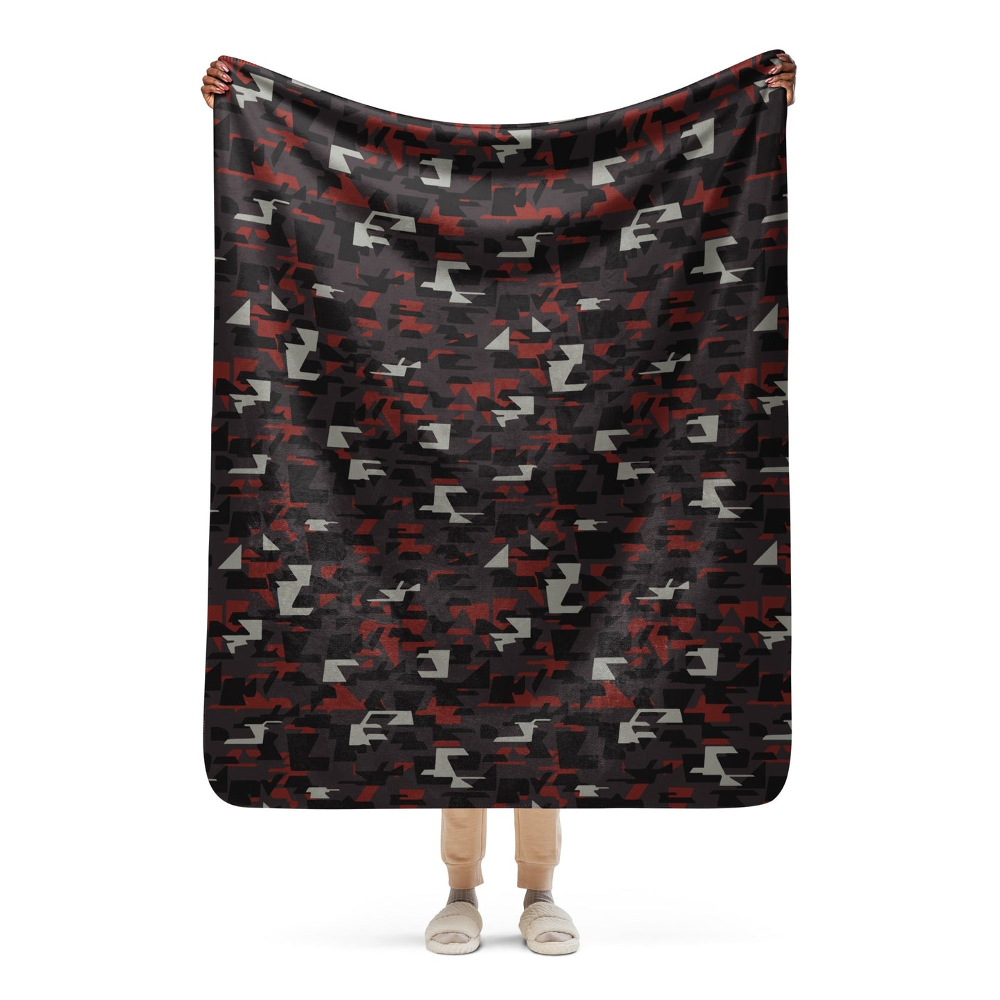 Arkham Knight Militia Batman Movie CAMO Sherpa blanket - 50″×60″ - Blankets