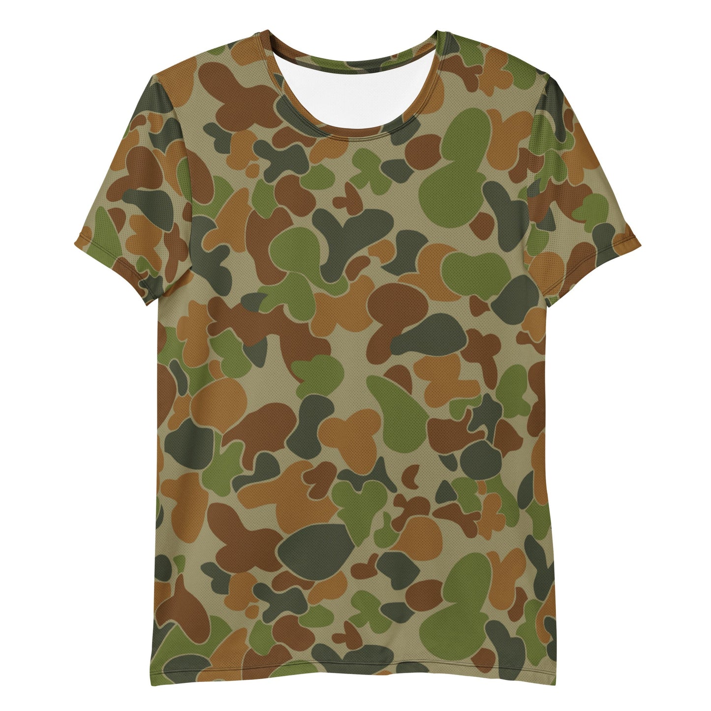 Australian AUSCAM Disruptive Pattern Camouflage Uniform (DPCU) CAMO Mens Athletic T-shirt - T-Shirts