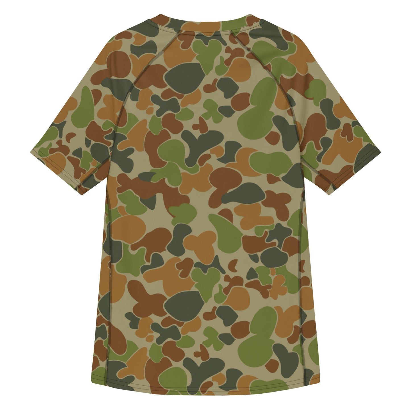 Australian AUSCAM Disruptive Pattern Camouflage Uniform (DPCU) CAMO Mens Short-Sleeve Rash Guard - Short-sleeve Guards