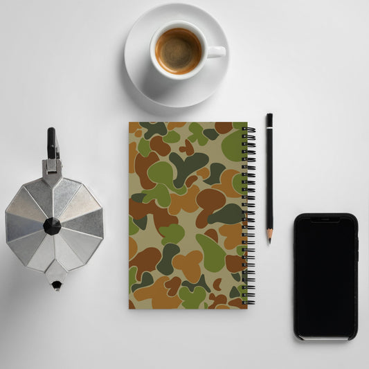 Australian AUSCAM Disruptive Pattern Camouflage Uniform (DPCU) CAMO Spiral notebook - Notebooks