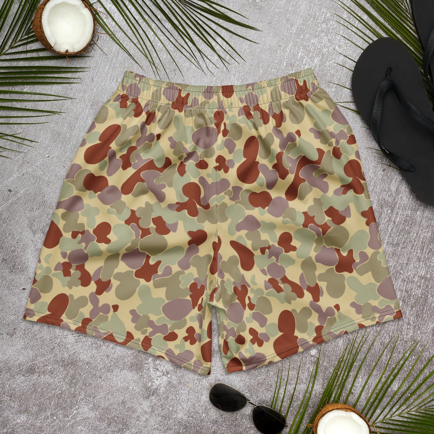 Australian AUSCAM Disruptive Pattern Desert Uniform (DPDU) MK2 CAMO Unisex Athletic Long Shorts